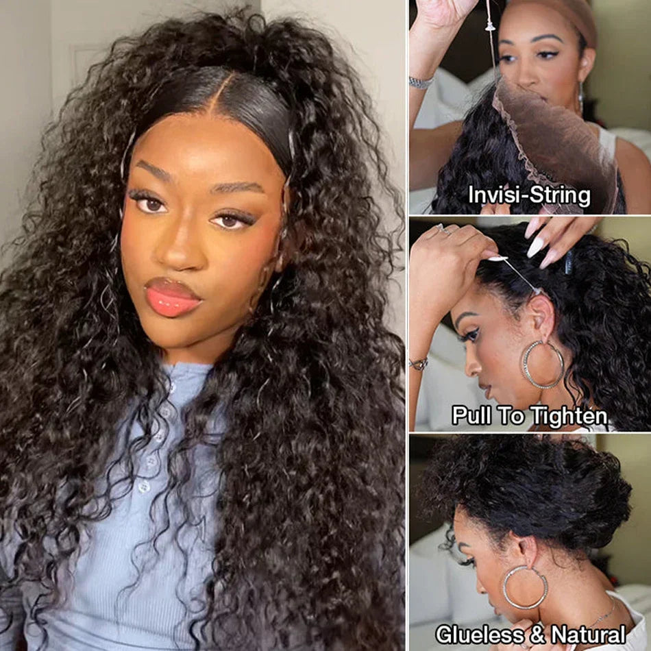Deep Wave Strap Snug Fit Wig