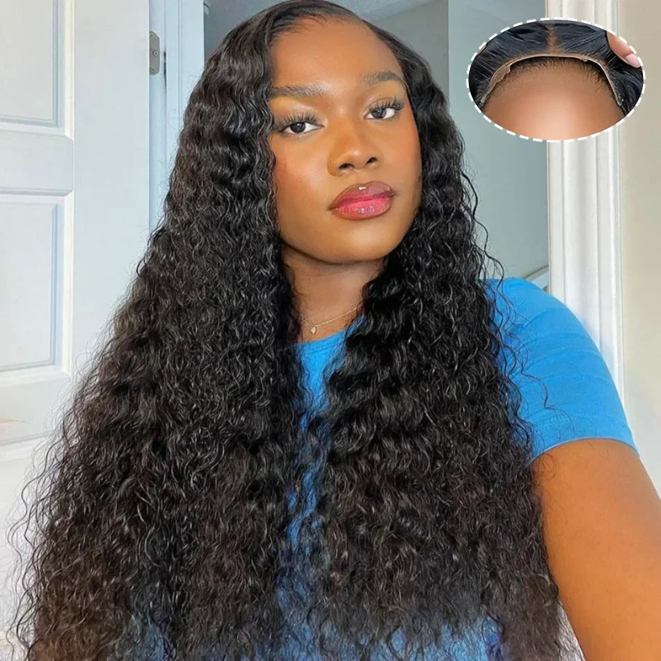 Hd Lace Closure Curly Glueless Wig
