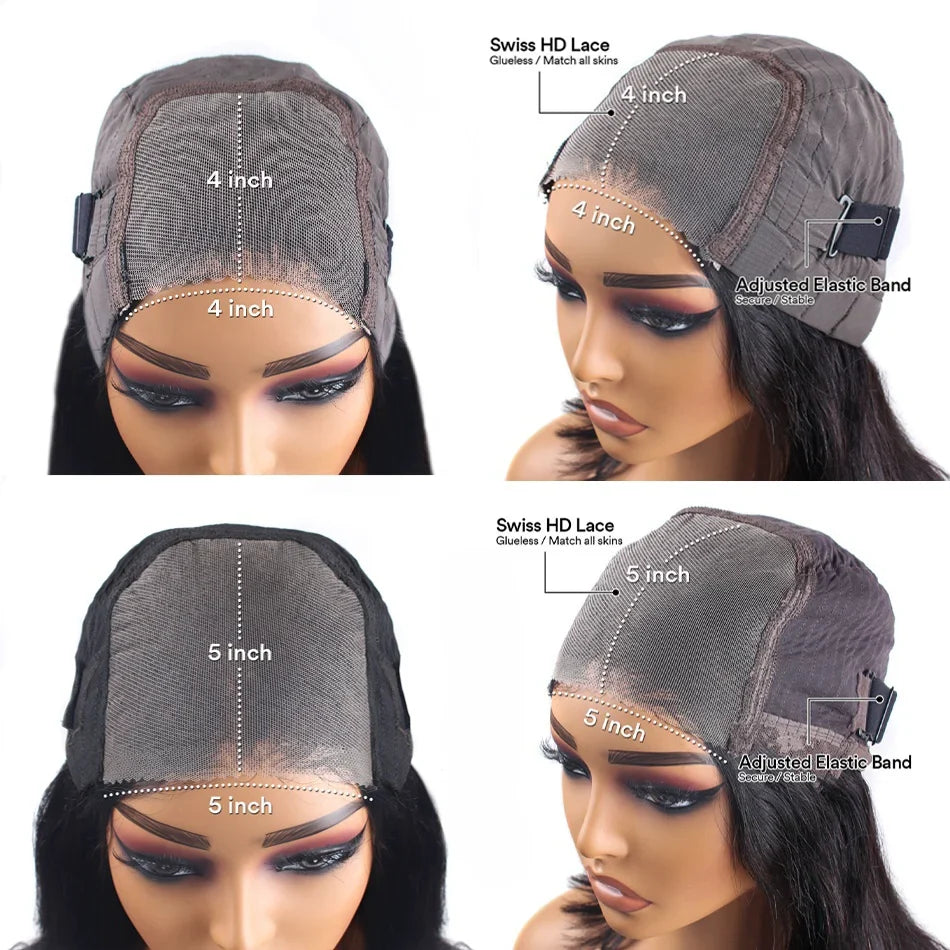Hd Lace Frontal Curly Glueless Wigs