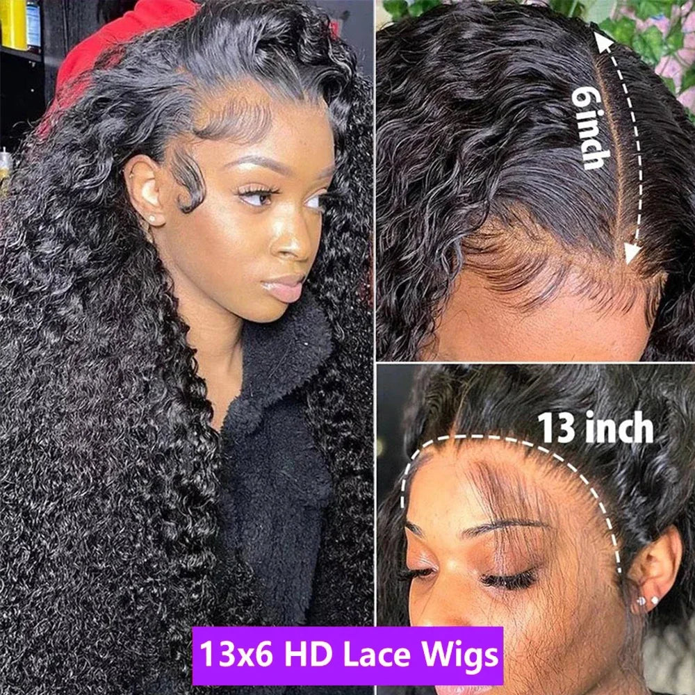 Deep Wave Frontal Hd Lace Wig